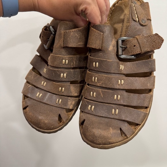 Josef Seibel Logan 70 Men’s Fisherman Sandal Leather Size 44 main image 6